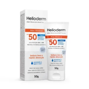 Protetor Solar Facial FPS 50 Helioderm Suncare 50g